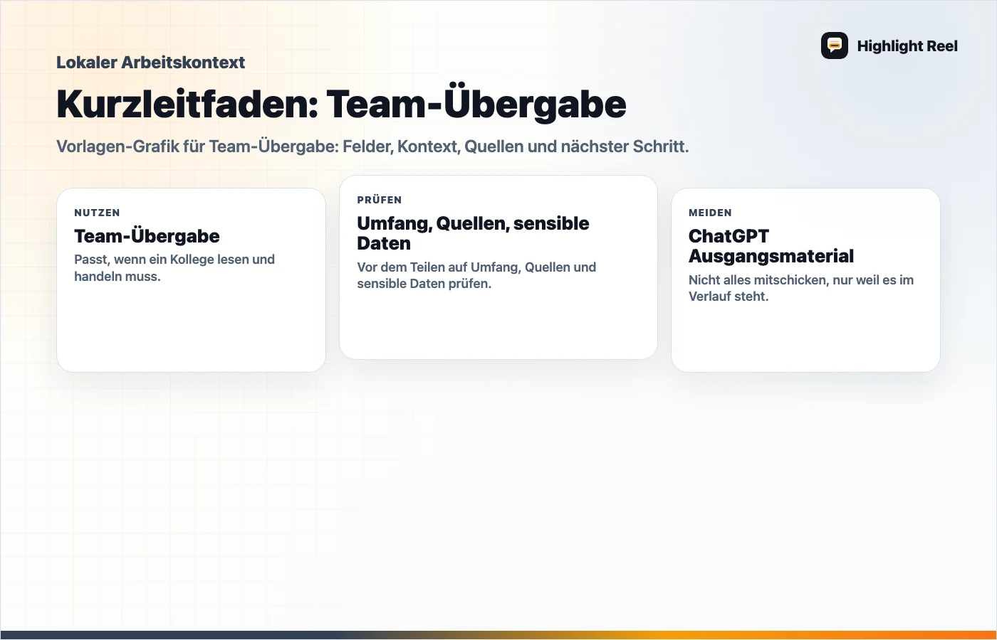 Eine redaktionelle Grafik für ChatGPT-Freigabelink teilen? Was vorher raus muss