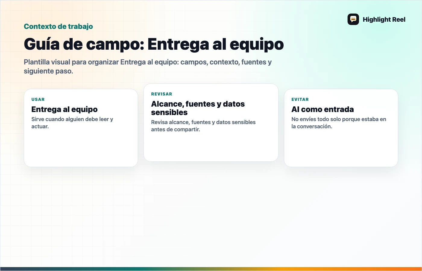 Gráfico editorial para Plantilla de contexto para agentes de IA