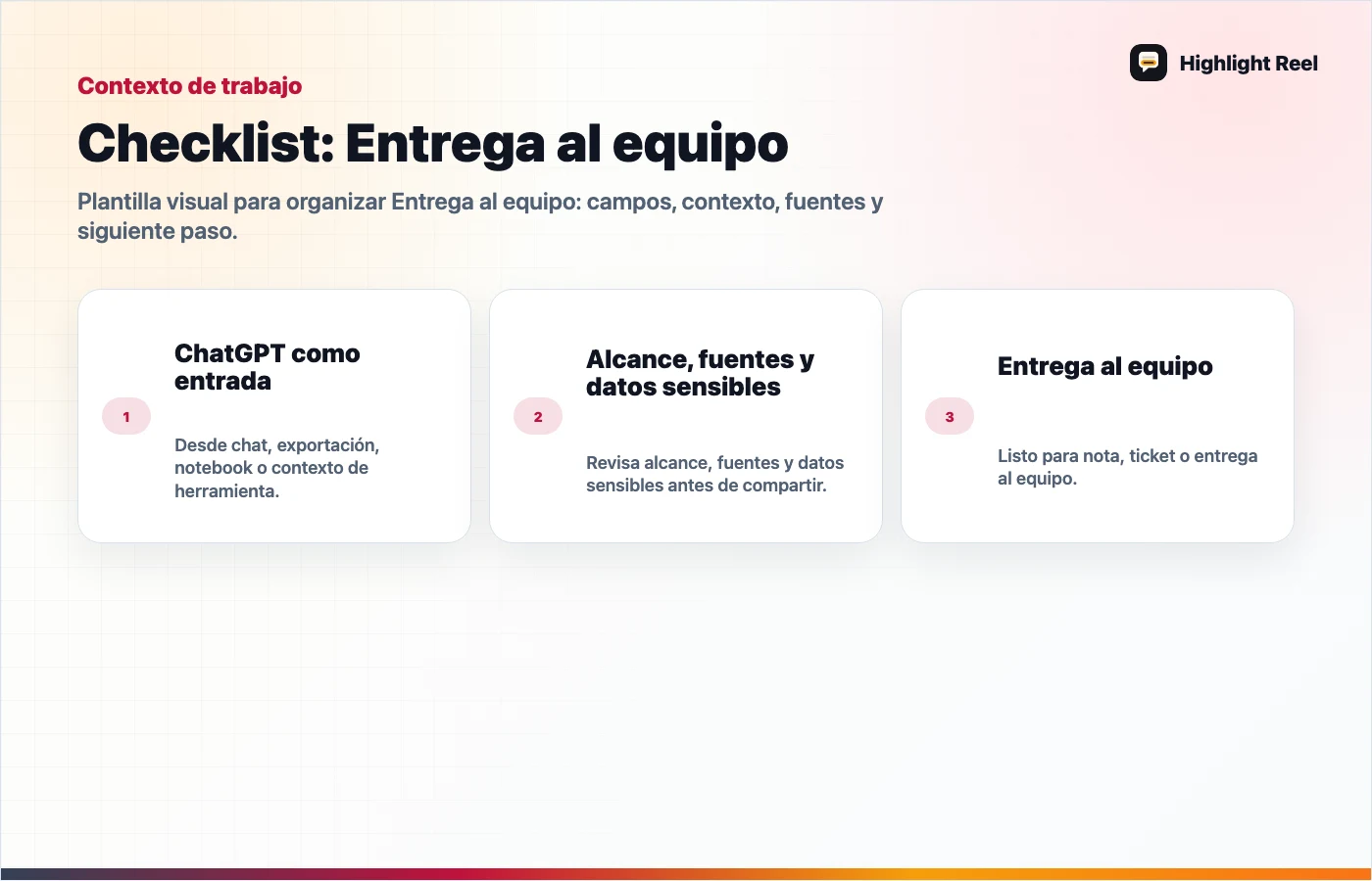 Gráfico editorial para Plantilla de entrega de proyecto desde ChatGPT