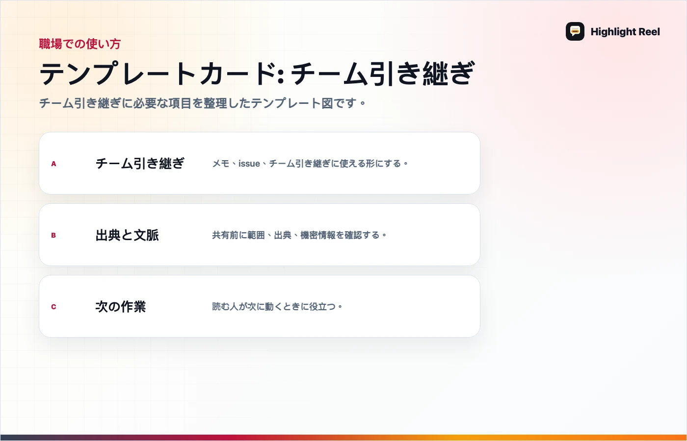 記事内容を整理した図 ChatGPTプロジェクトをチームに引き継ぐテンプレート