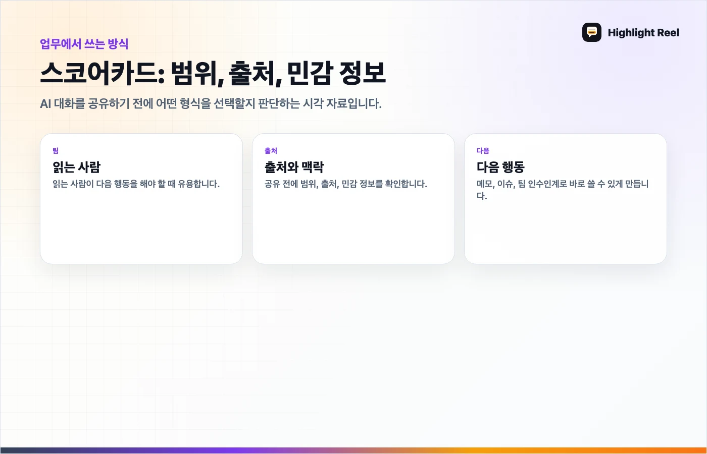 기사 내용을 정리한 그래픽 ChatGPT 앱, MCP 서버, 공유 링크: 반복 실행과 읽기용 공유본 구분하기