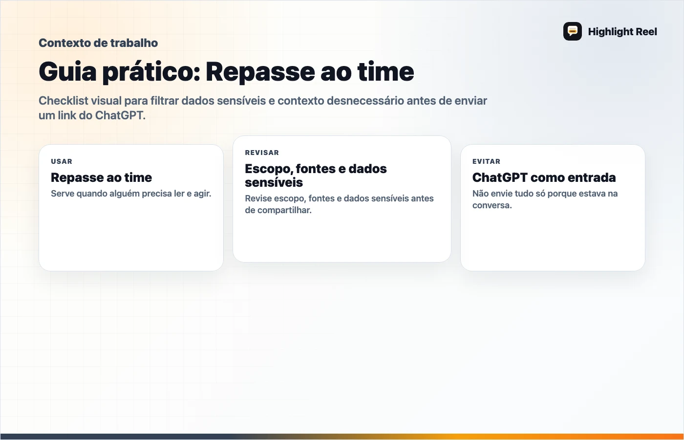 Gráfico editorial para O que não incluir em um link compartilhado do ChatGPT